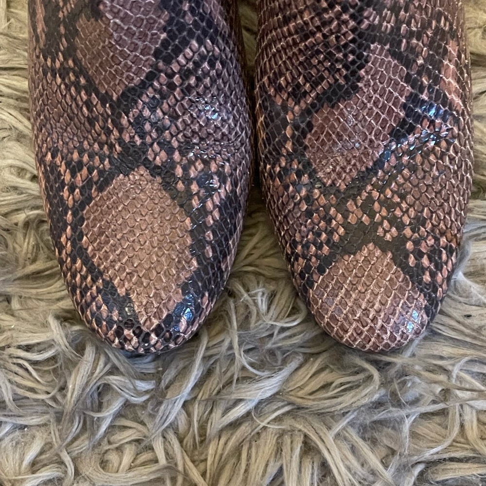 Ann Taylor Talulah Snakeskin Leather Bootie - Picture 2 of 4